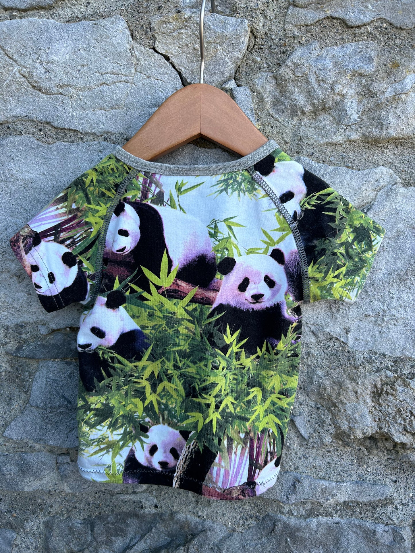 Panda T-shirt  9-12m (74-80cm)