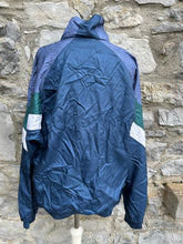 Load image into Gallery viewer, 80s navy shell jacket Medium
