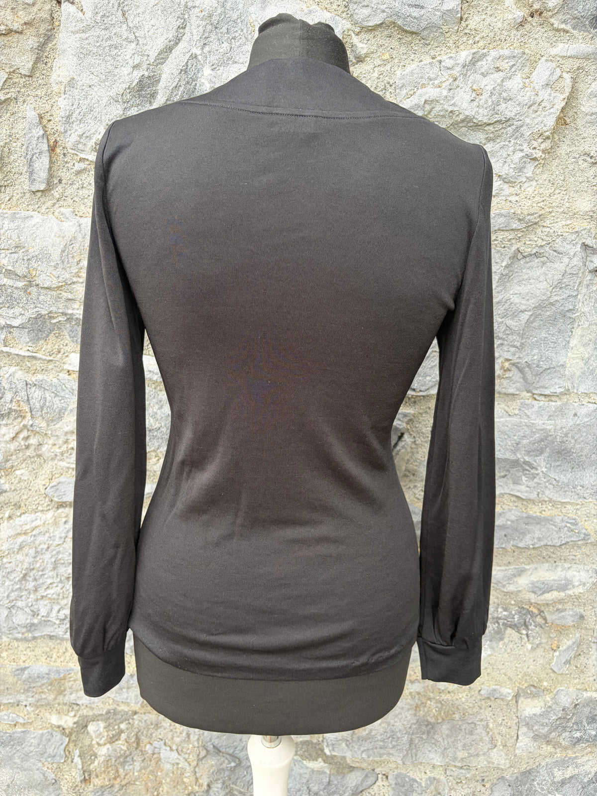 90s black top uk 8