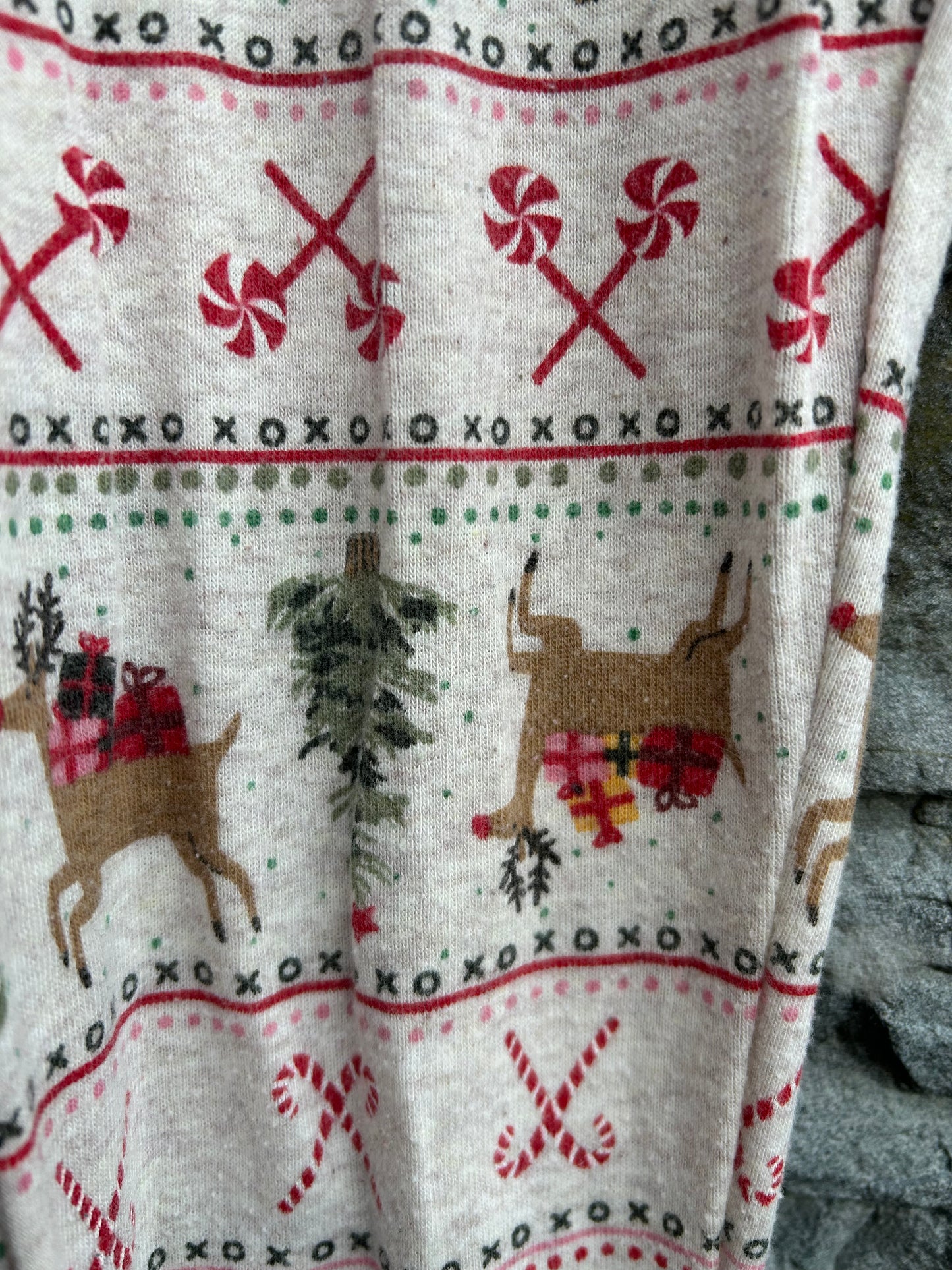 Festive panel beige pj  9-10y (134-140cm)