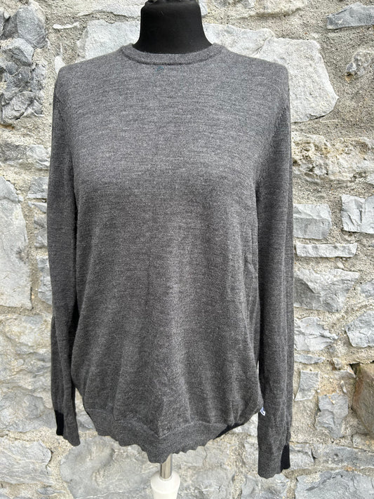 Grey woolly jumper Small