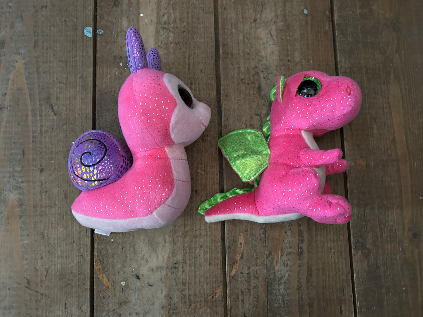 Pink snail&dragon