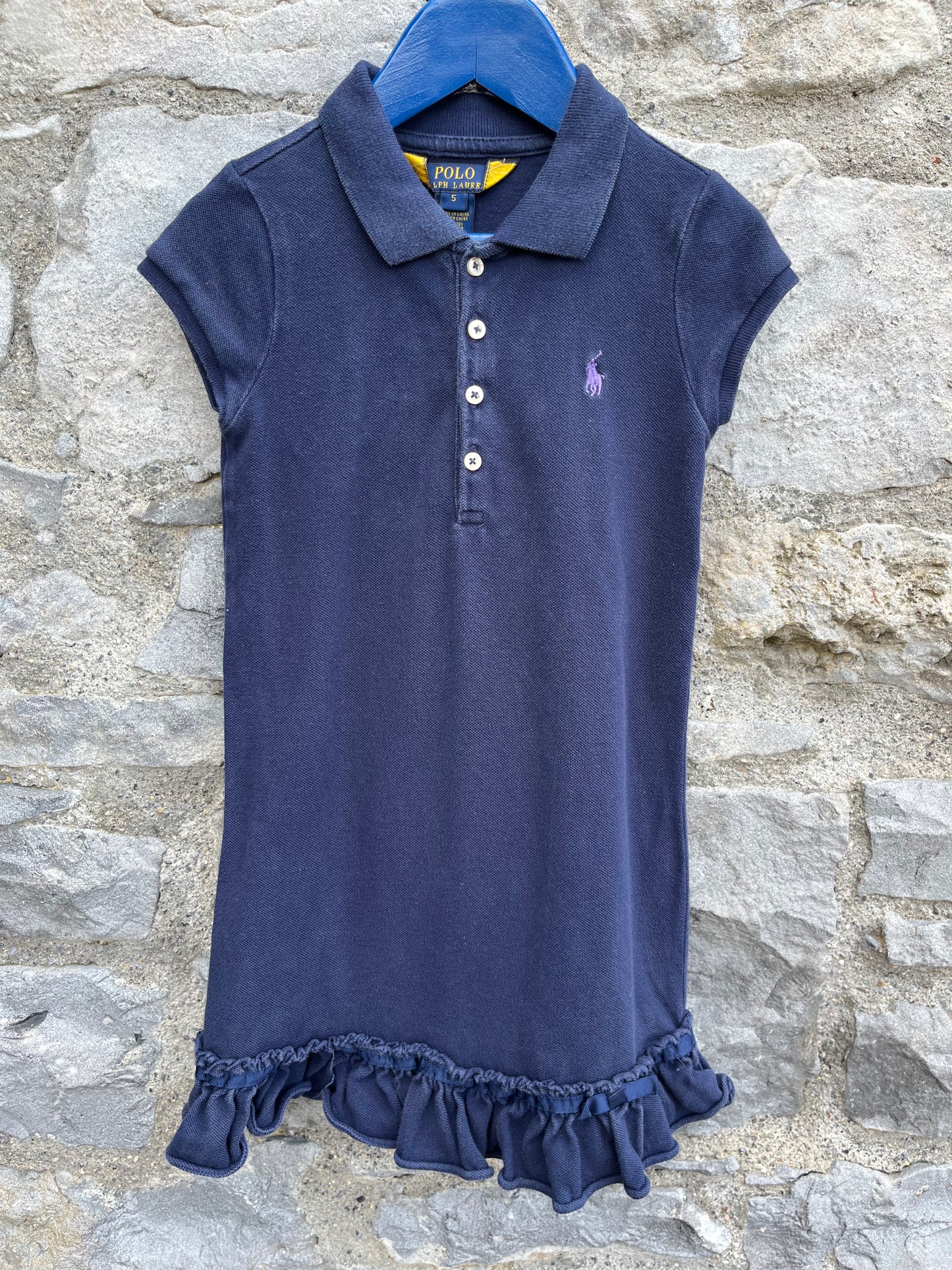 RL navy polo dress  4-5y (104-110cm)