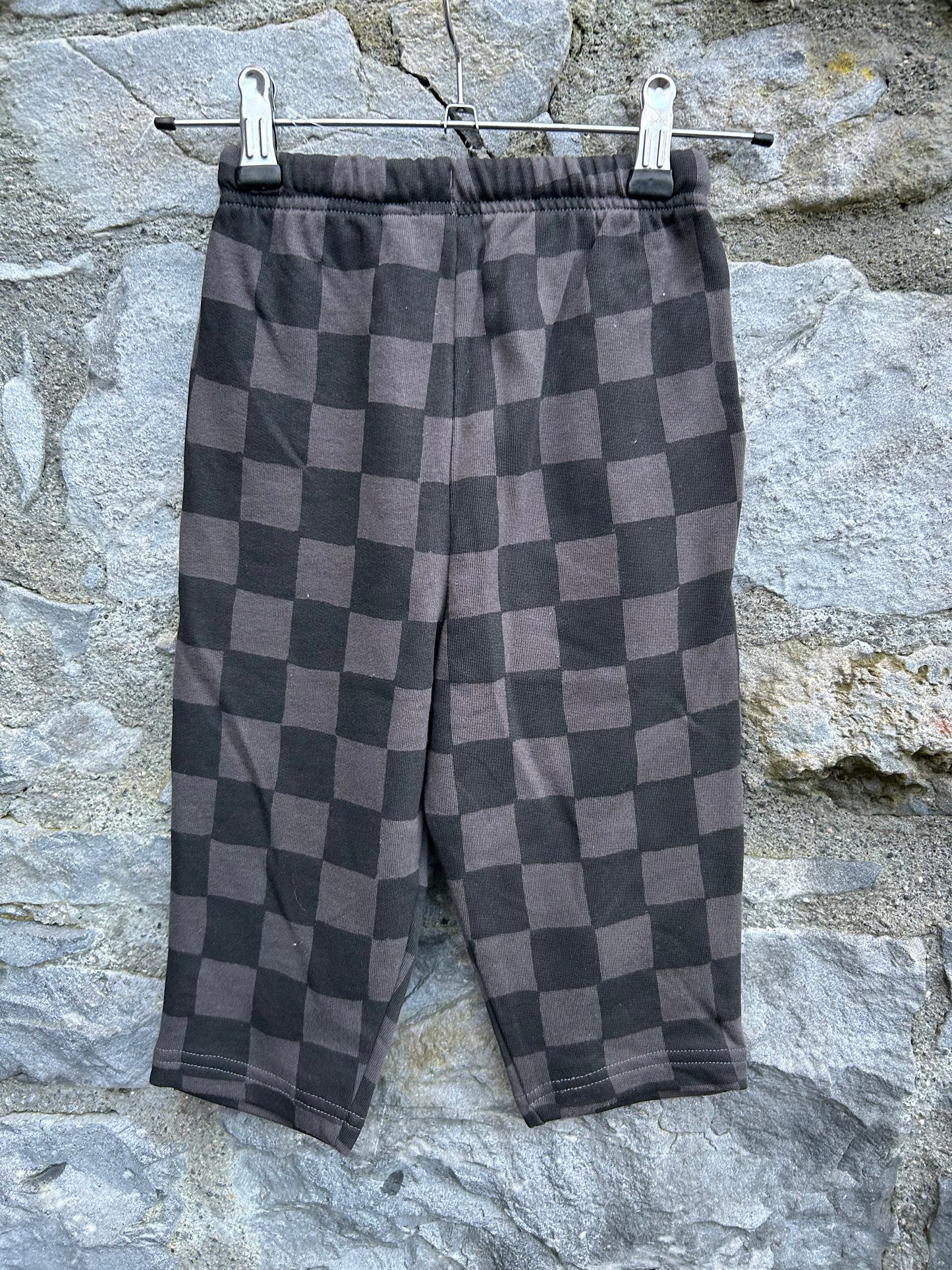 Charcoal check pants  18-24m (86-92cm)
