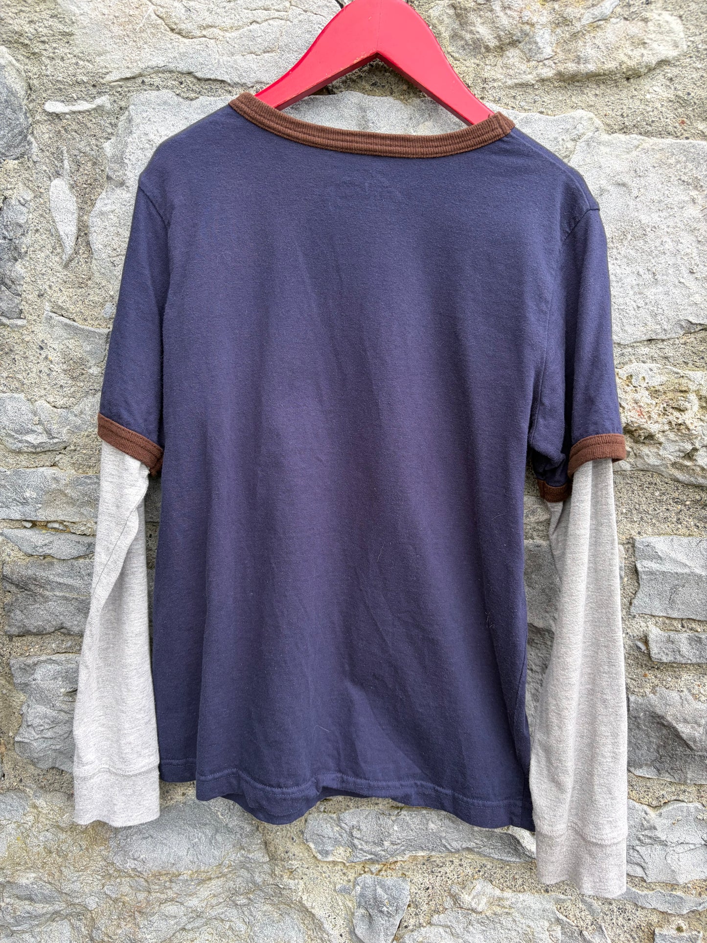 Y2K navy t-shirt top 12y (152cm)
