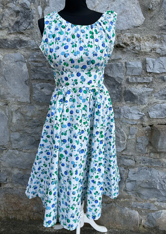 80s plums dress uk 6