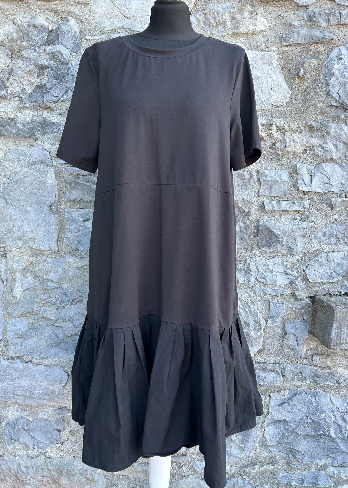 Gathered Panel Cotton Dress uk 12-14
