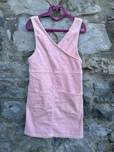 Load image into Gallery viewer, PoP pink cord pinafore   8-9y (128-134cm)
