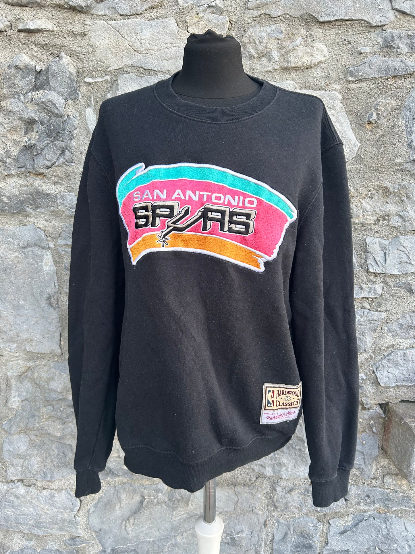 90s San Antonio black sweatshirt  S/M