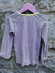 Purple stripy top  2y (92cm)