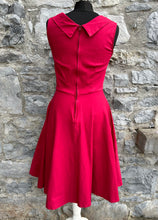 Load image into Gallery viewer, 50s style Red dress uk 8
