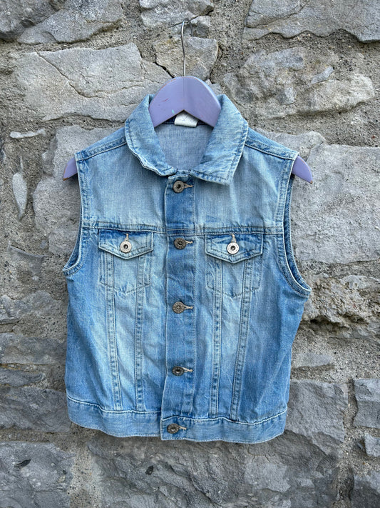 Denim gilet  10-11y (140-146cm)