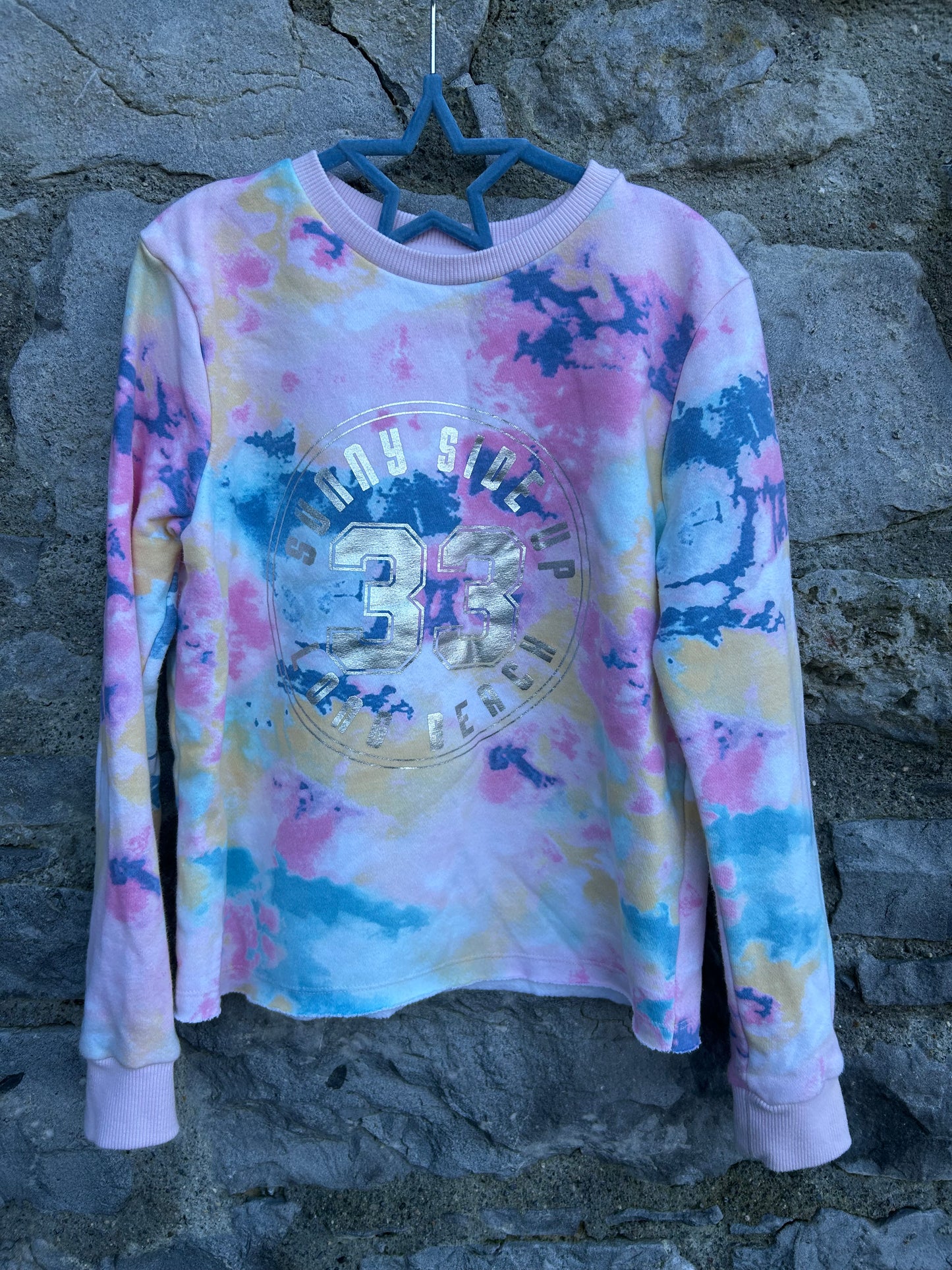 Colourful tie-dye sweatshirt  9-10y (134-140cm)