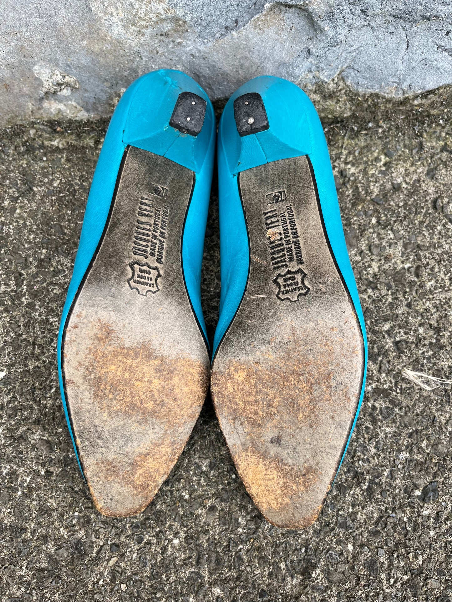 80s teal shoes uk 3.5-4 (eu 36.5-37)