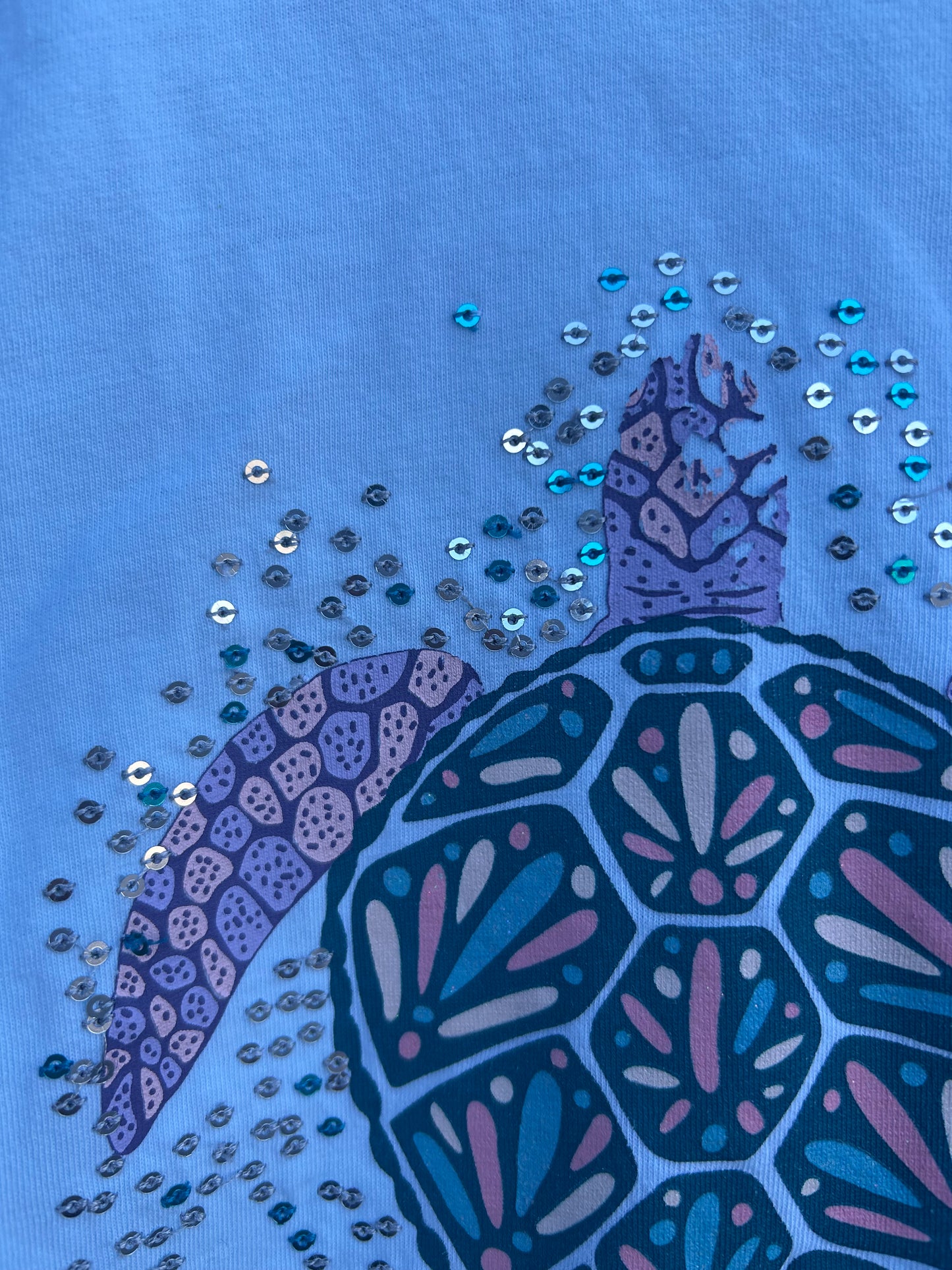 Blue turtle t-shirt 5-6y (110-116cm)