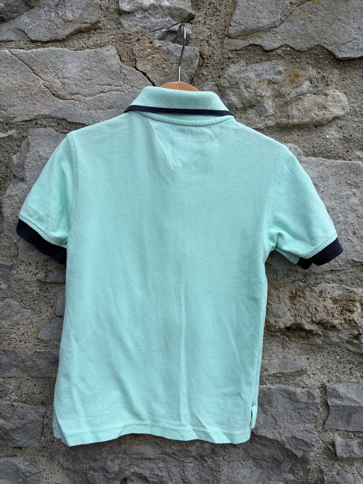 TH aquamarine polo top  4-5y (104-110cm)