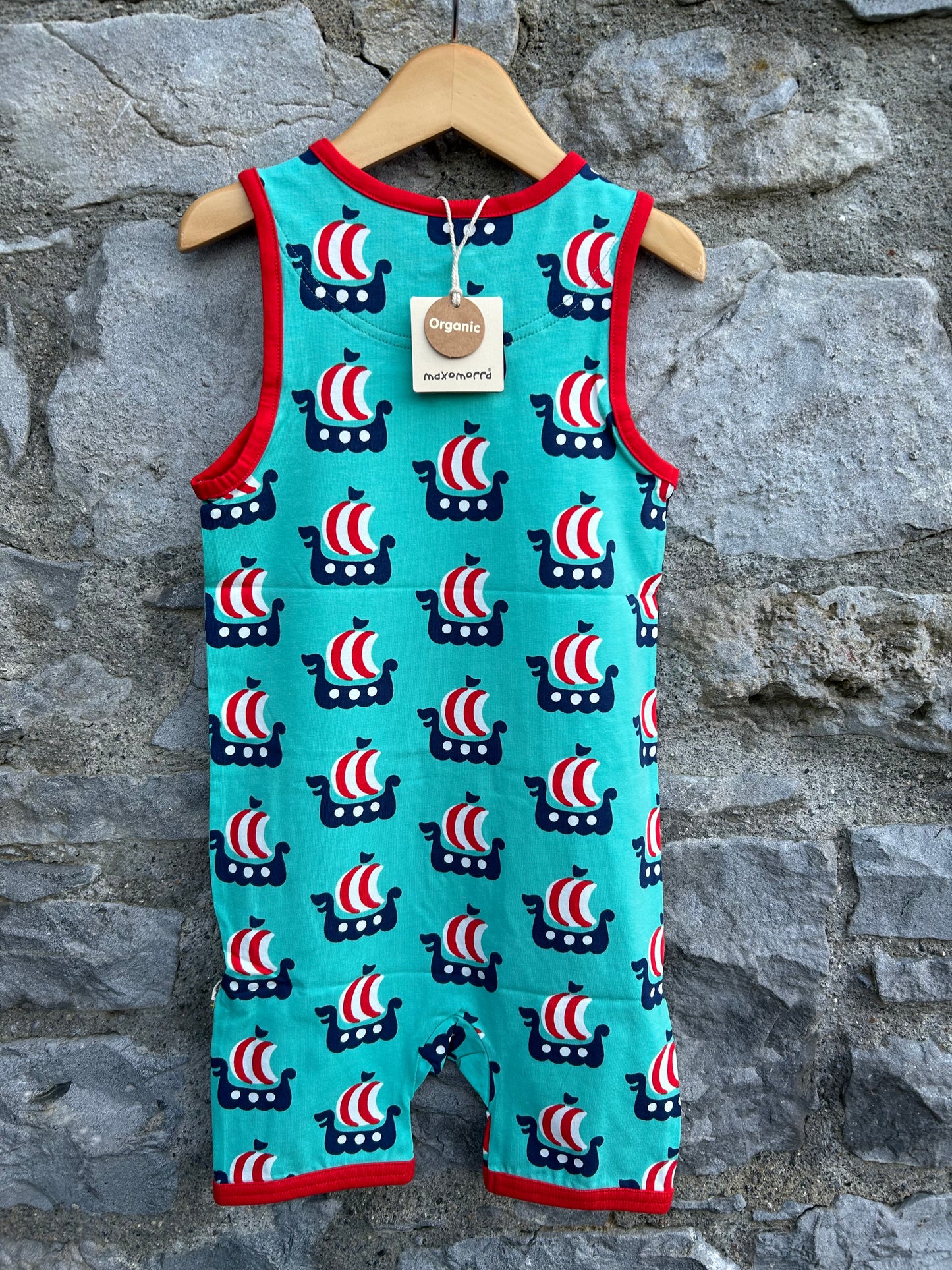 Viking ship romper  18-24m (86-92cm)