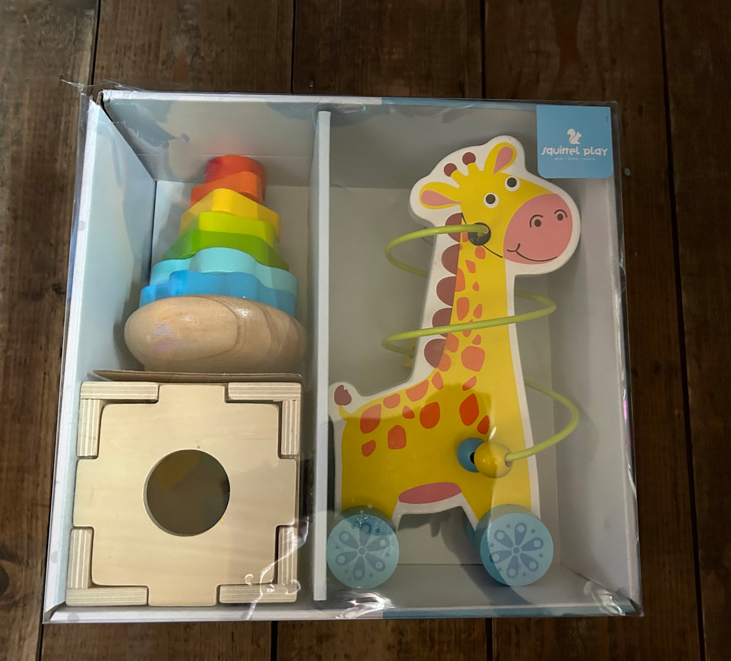 3-in 1 wooden toys