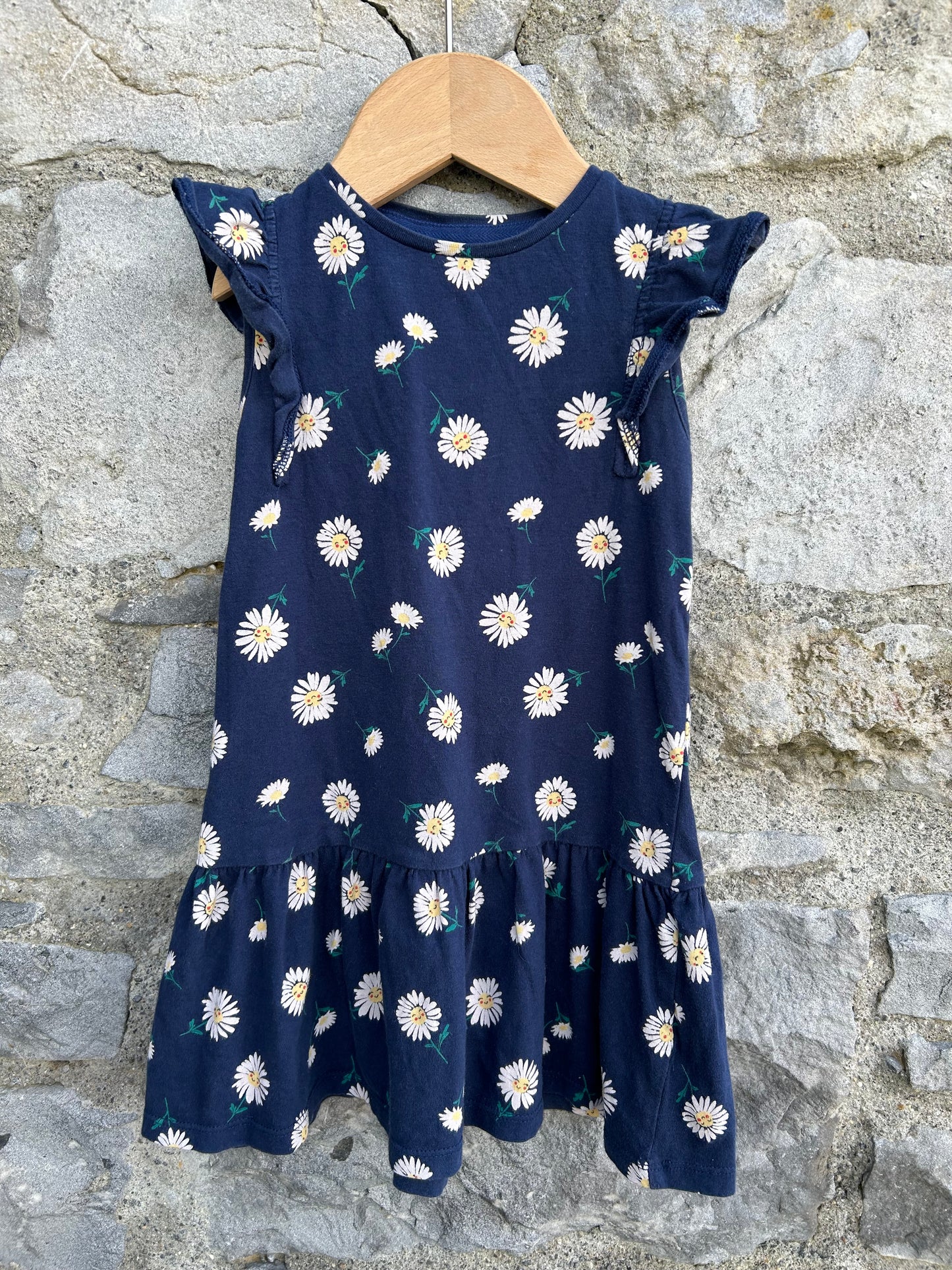 Smiley daisies dress  2-3y (92-98cm)