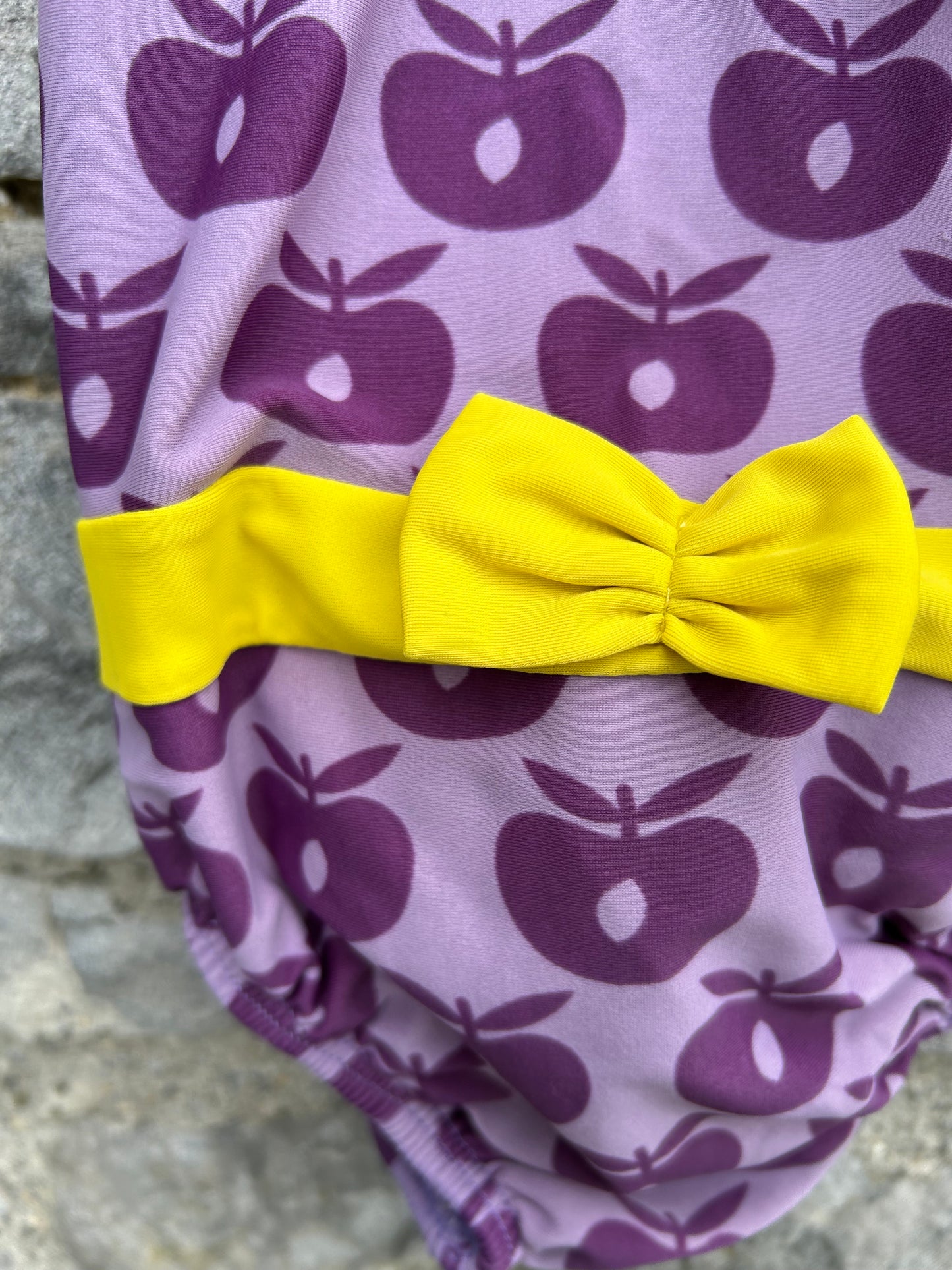 Purple apples swimsuit 9-12m (74-80cm)