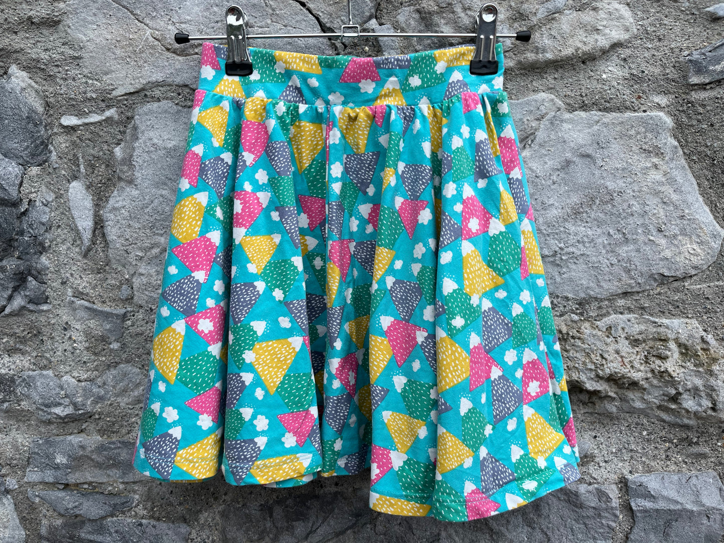 Mountains blue skirt   5-6y (110-116cm)