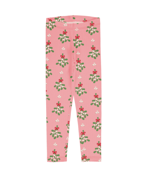 Mistletoe pink leggings  3-4y (98-104cm)