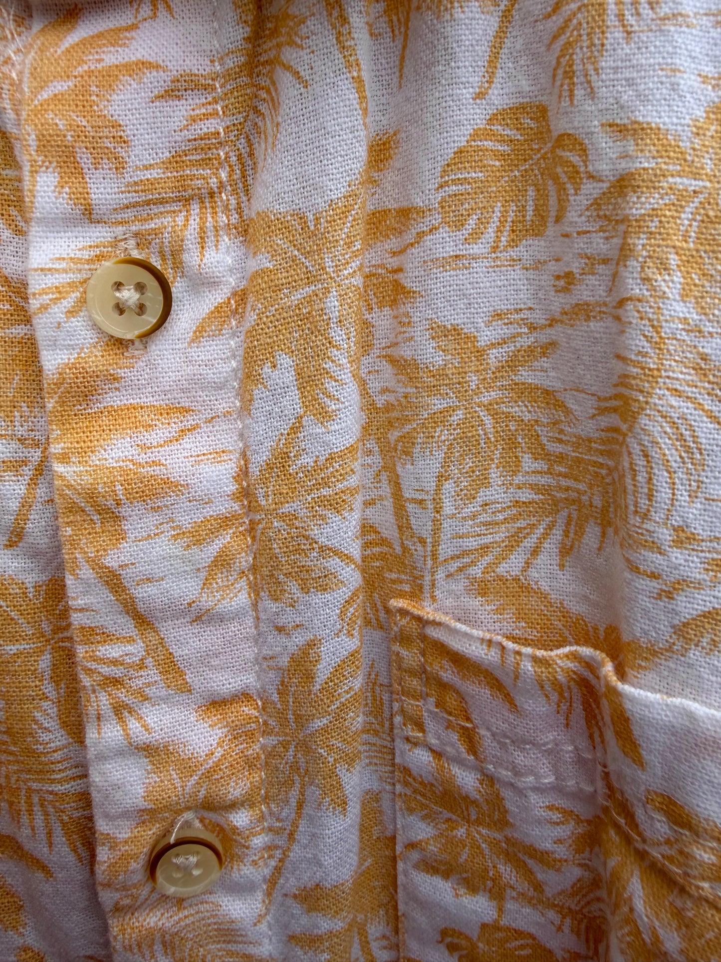 Palm trees orange shirt 8y (128cm)
