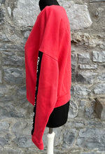 Load image into Gallery viewer, RBK cropped red sweatshirt uk 8-10
