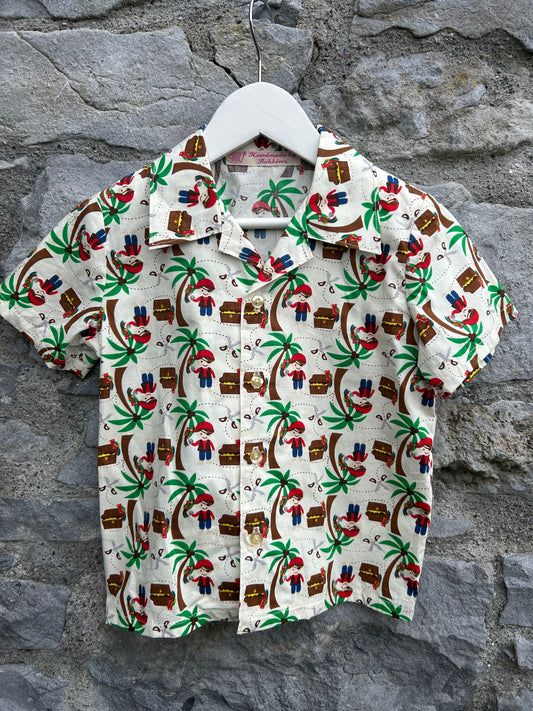Pirate treasure shirt  4y (104cm)