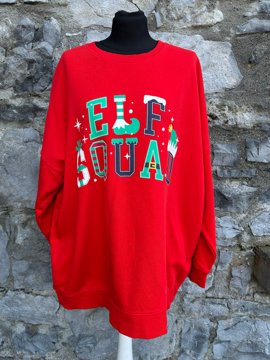 Elf squad red sweatshirt uk 20-22