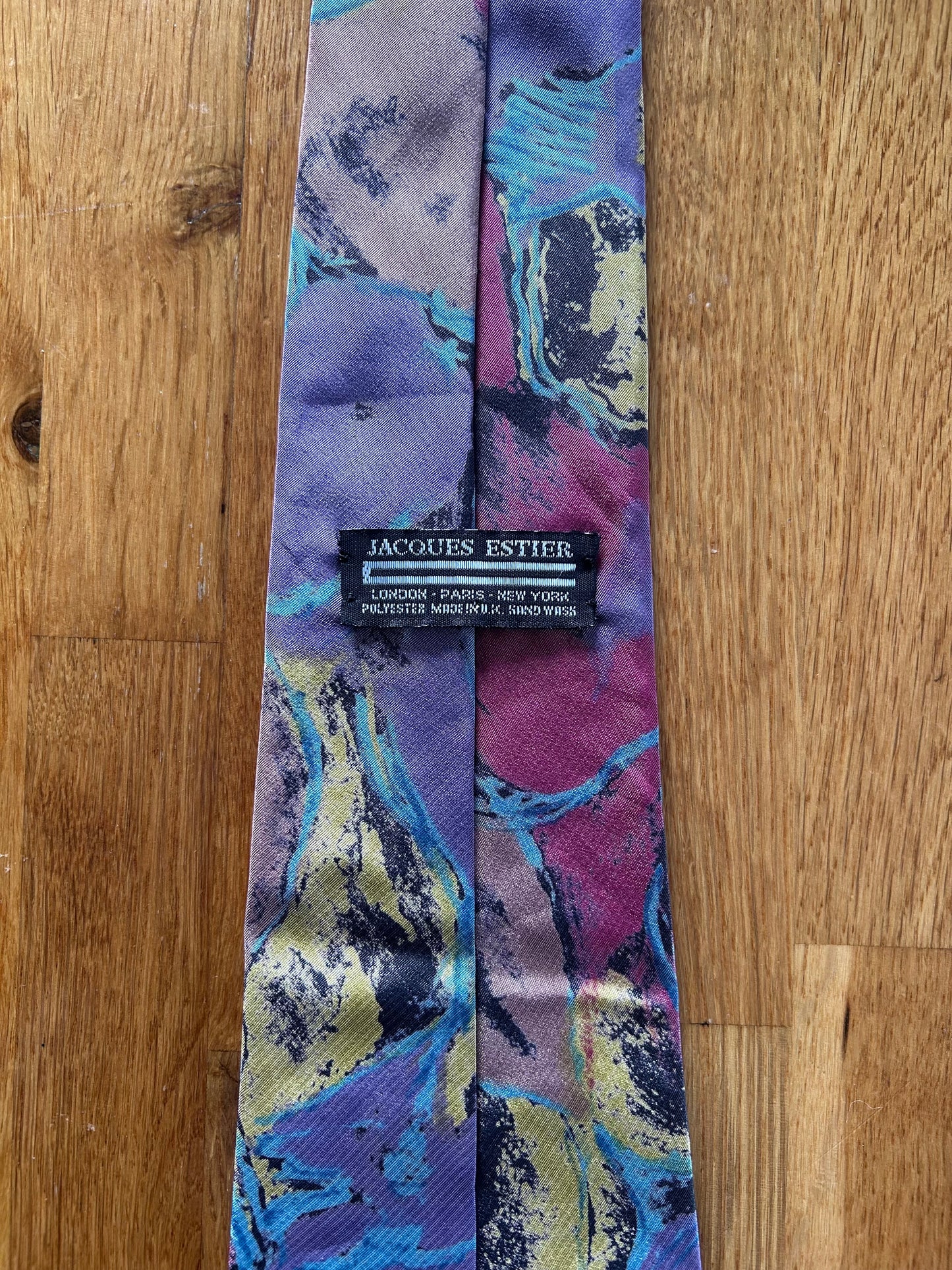 Purple&pink abstract tie