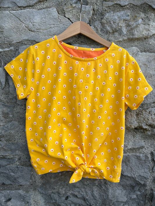 Flowers yellow top  9y (134cm)