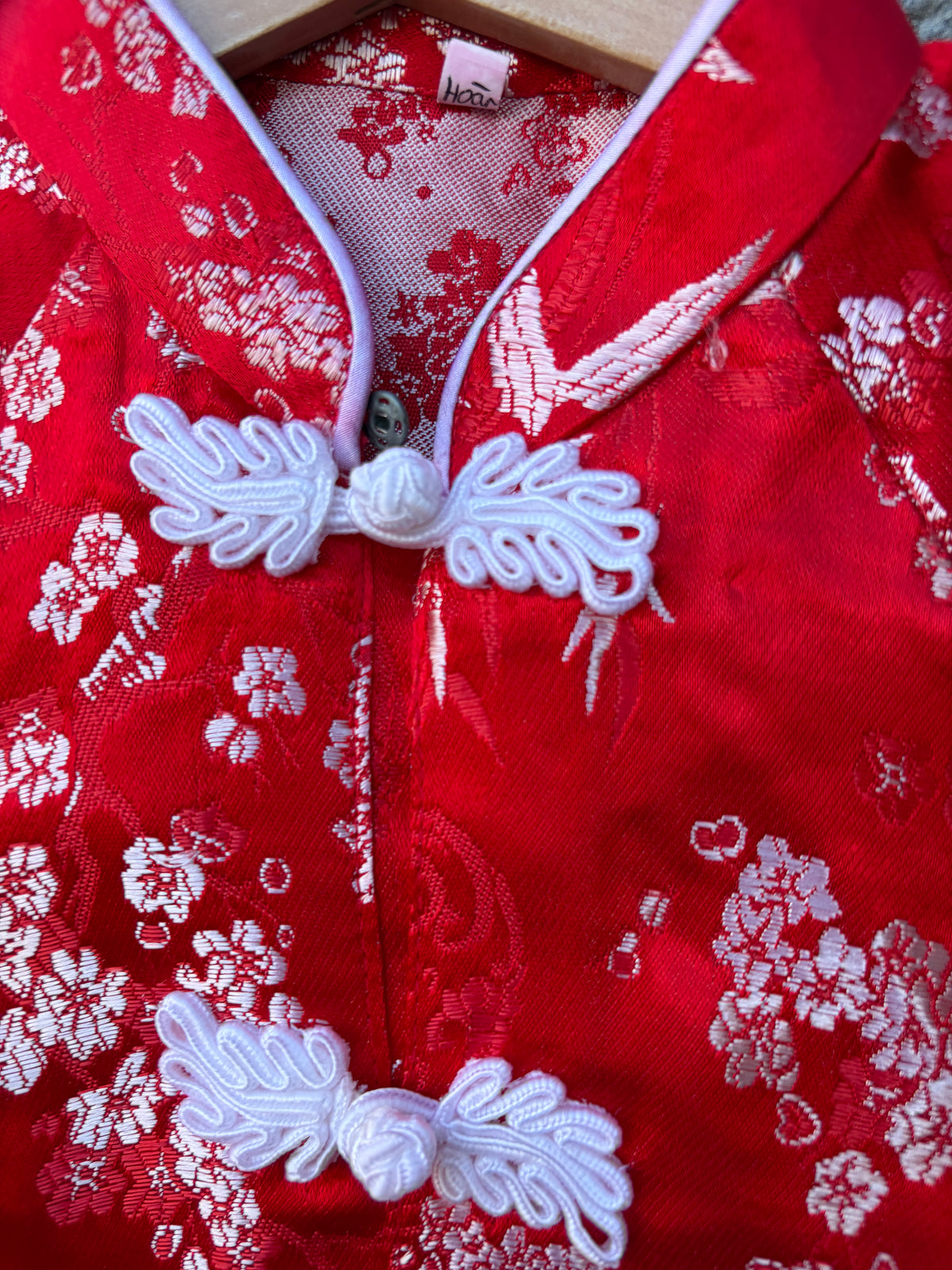 Red oriental tunic&pants  6-7y (116-122cm)