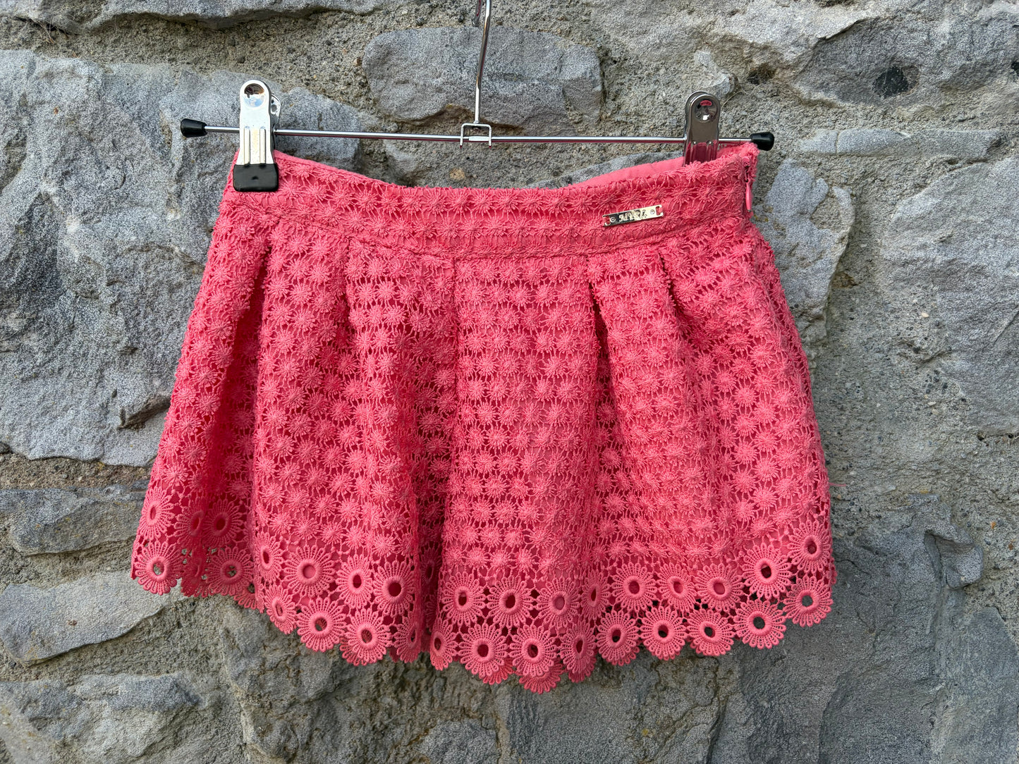 Coral lace shorts  4y (104cm)