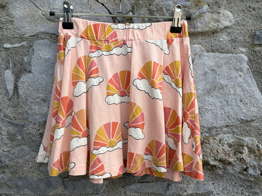 Sunset peach skater skirt  6-8y (116-128cm)