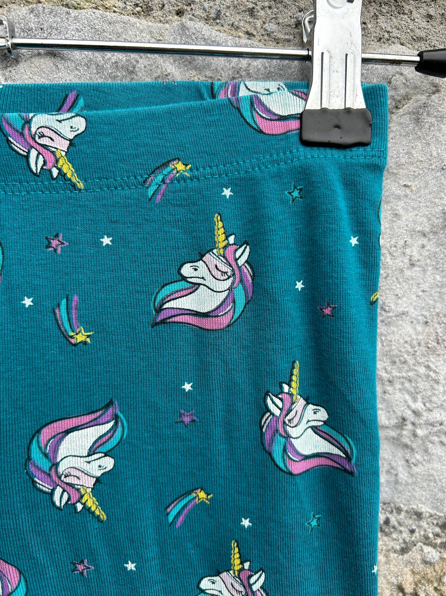 Unicorn teal pjs  5-6y (110-116cm)