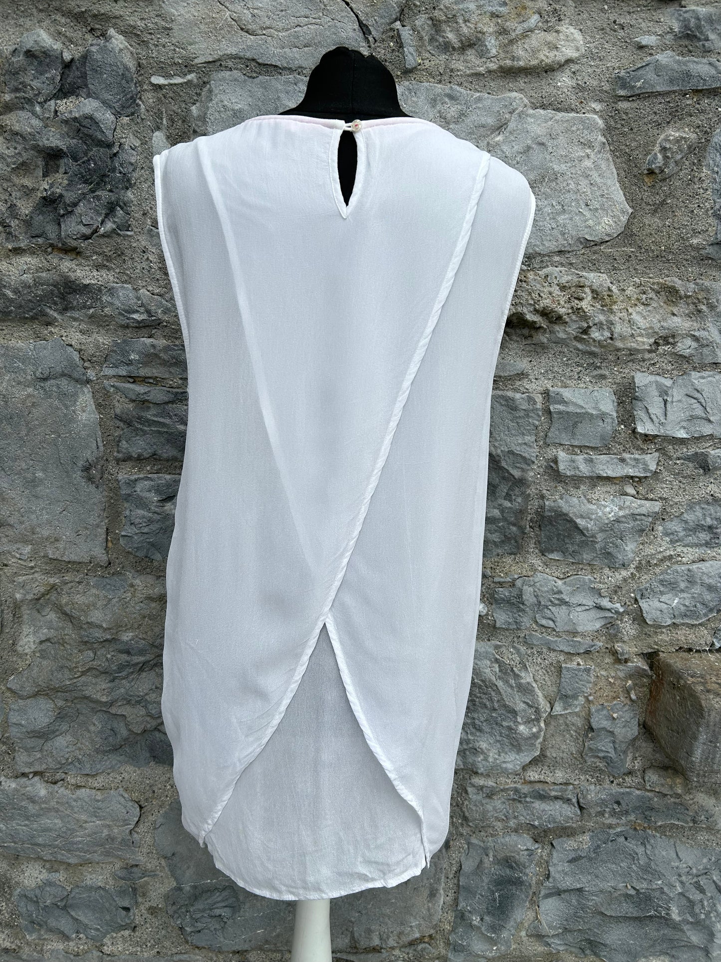 White long top uk 14