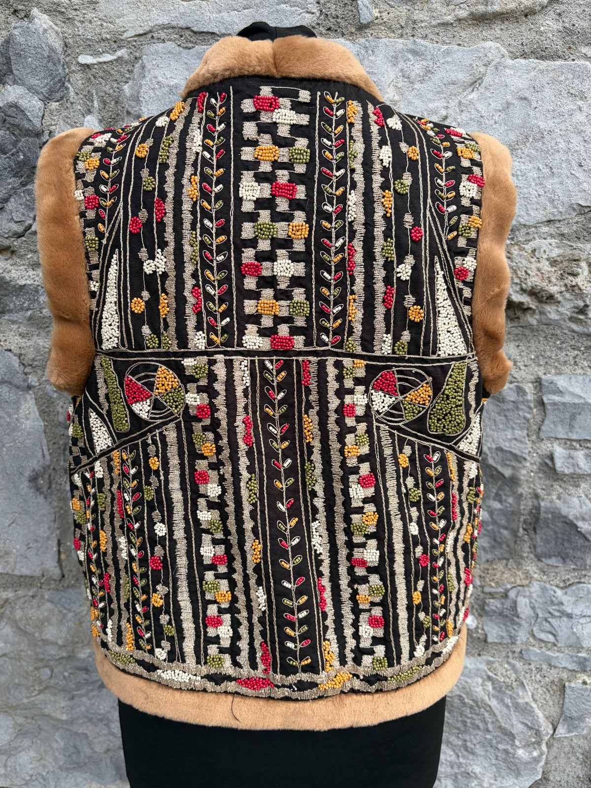 90s embroidered gilet uk 6-8