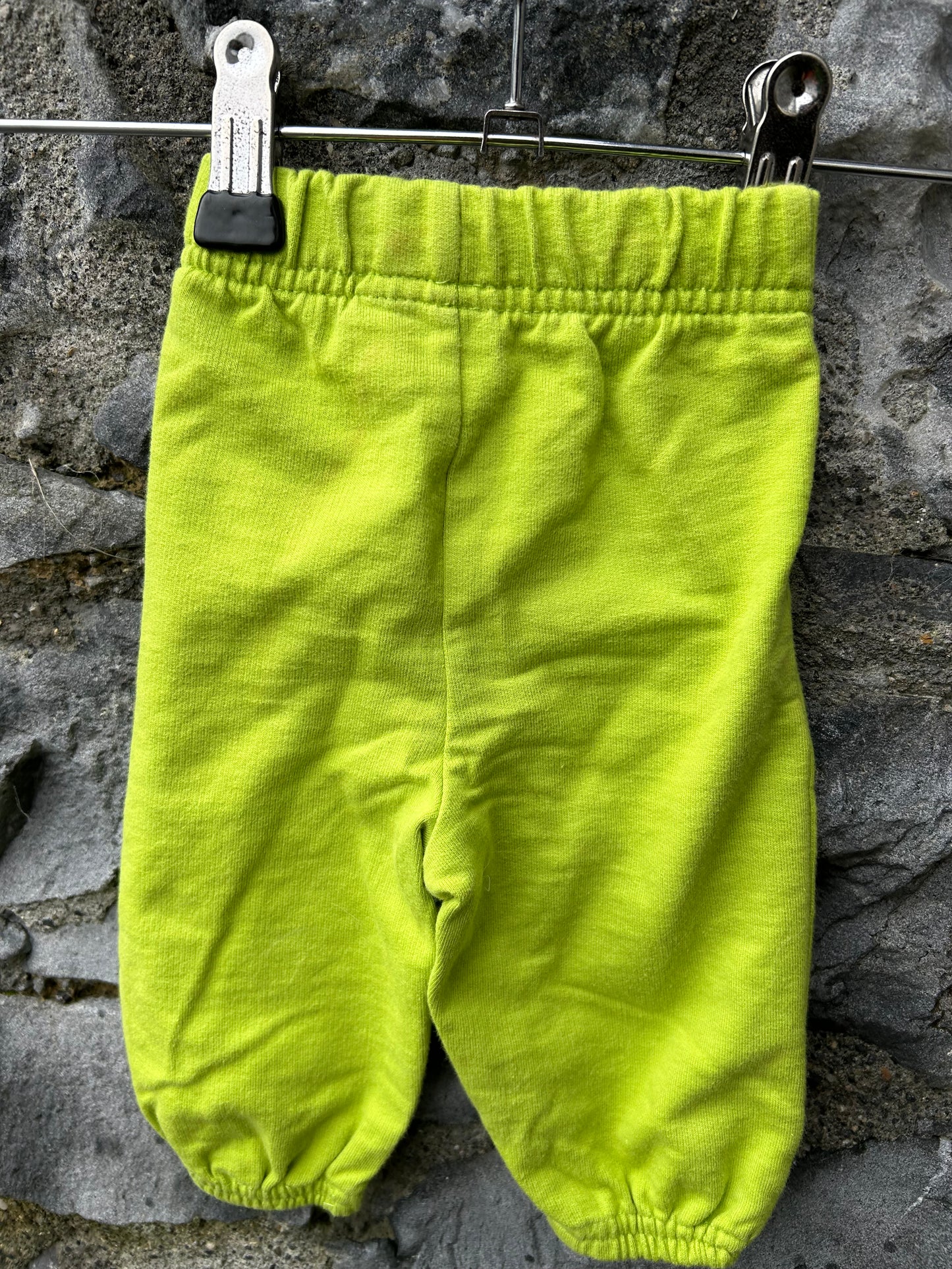 Lime baggy pants  0-1m (50-56cm)