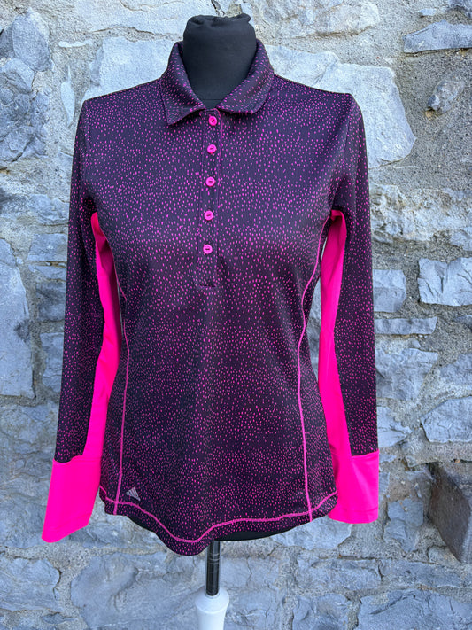 Pink&purple golf polo shirt uk 10