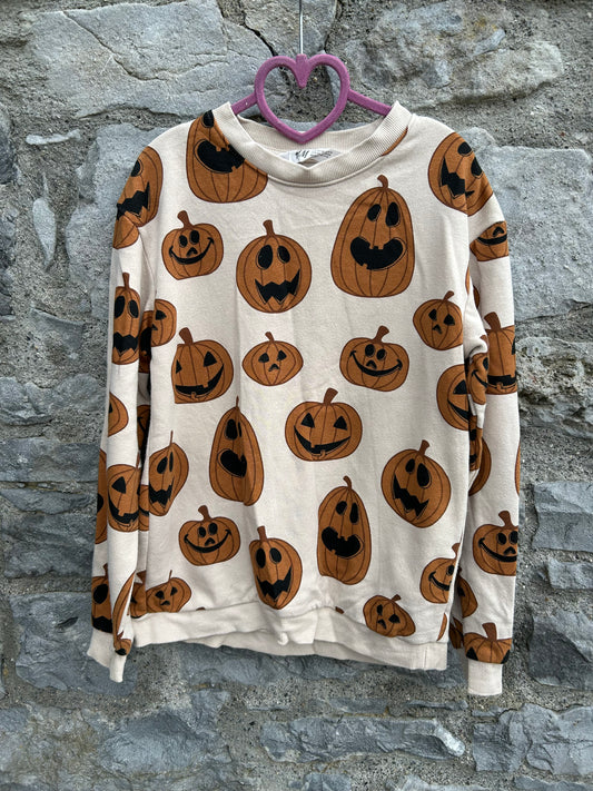 Pumpkin cream sweatshirt  9-10y (134-140cm)