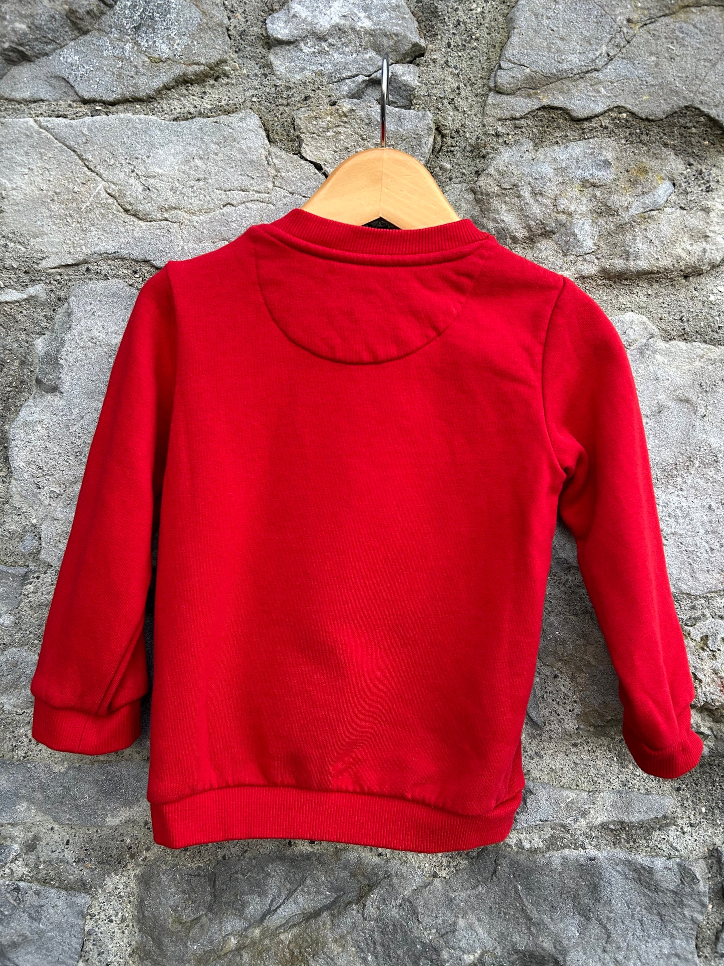 Reindeer red sweatshirt  12-18m (80-86cm)