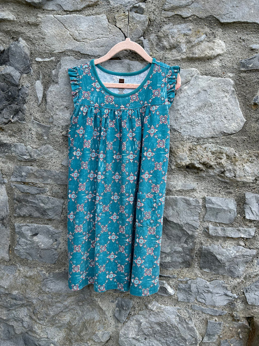 Geometric petrol tunic 7y (122m)