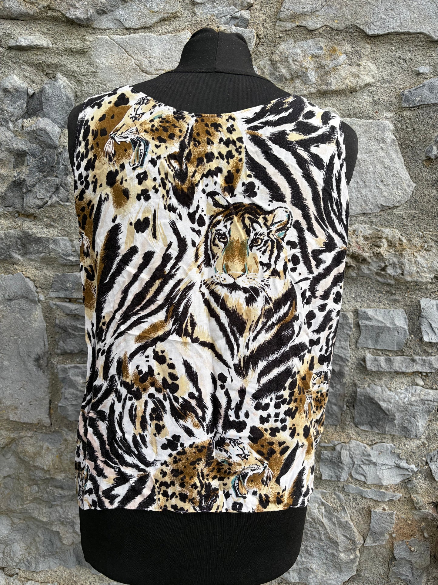 90s tigers stripy top uk 10-12