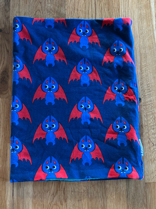Blue bat tube scarf  3-7y (98-122cm)