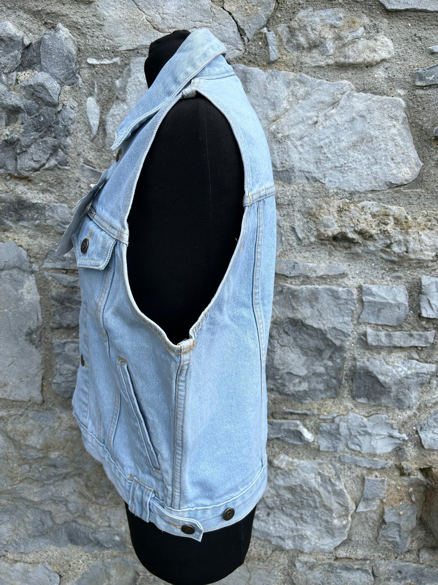 90s denim gilet uk 12