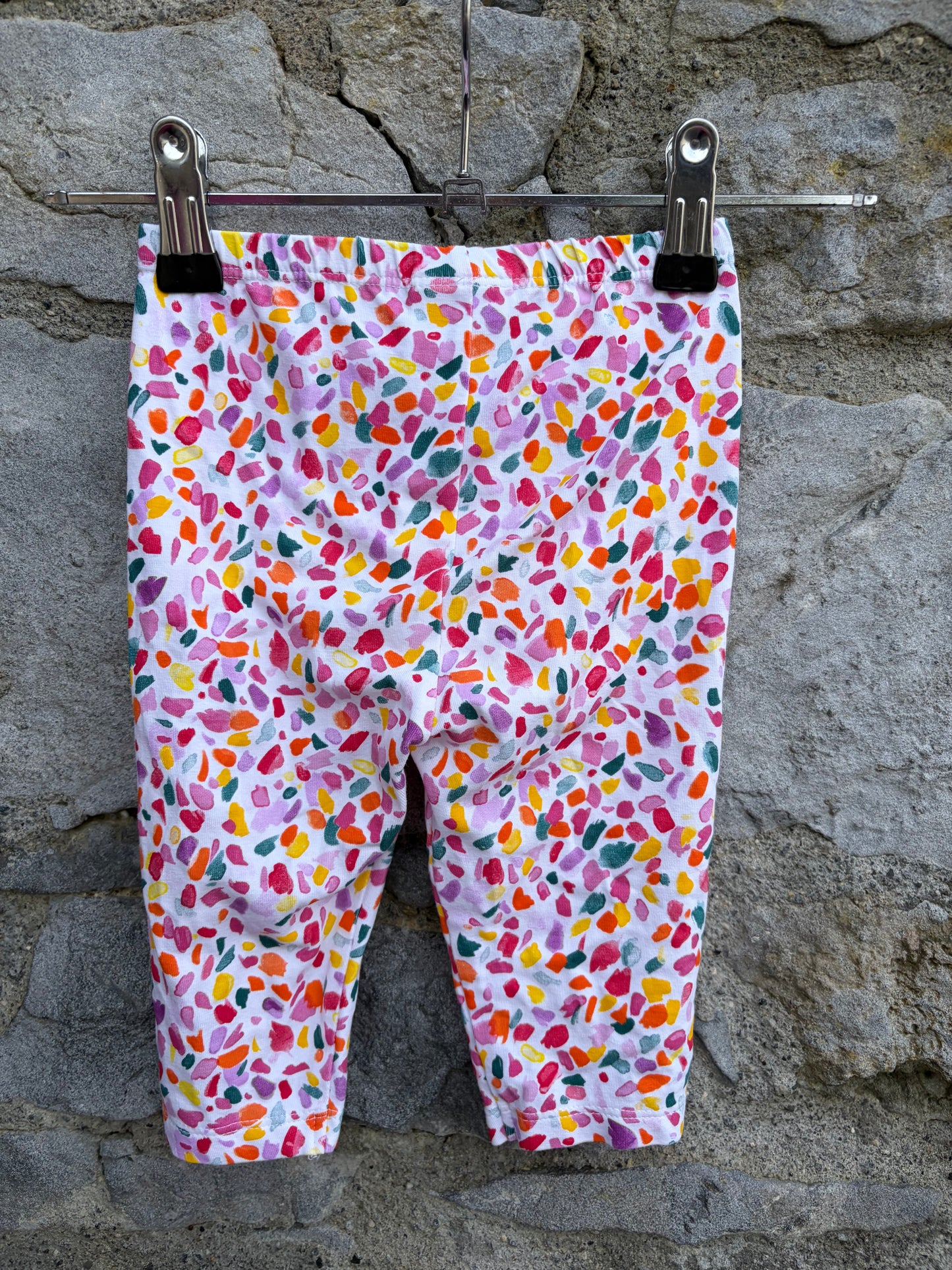 Colourful short leggings  12-18m (80-86cm)