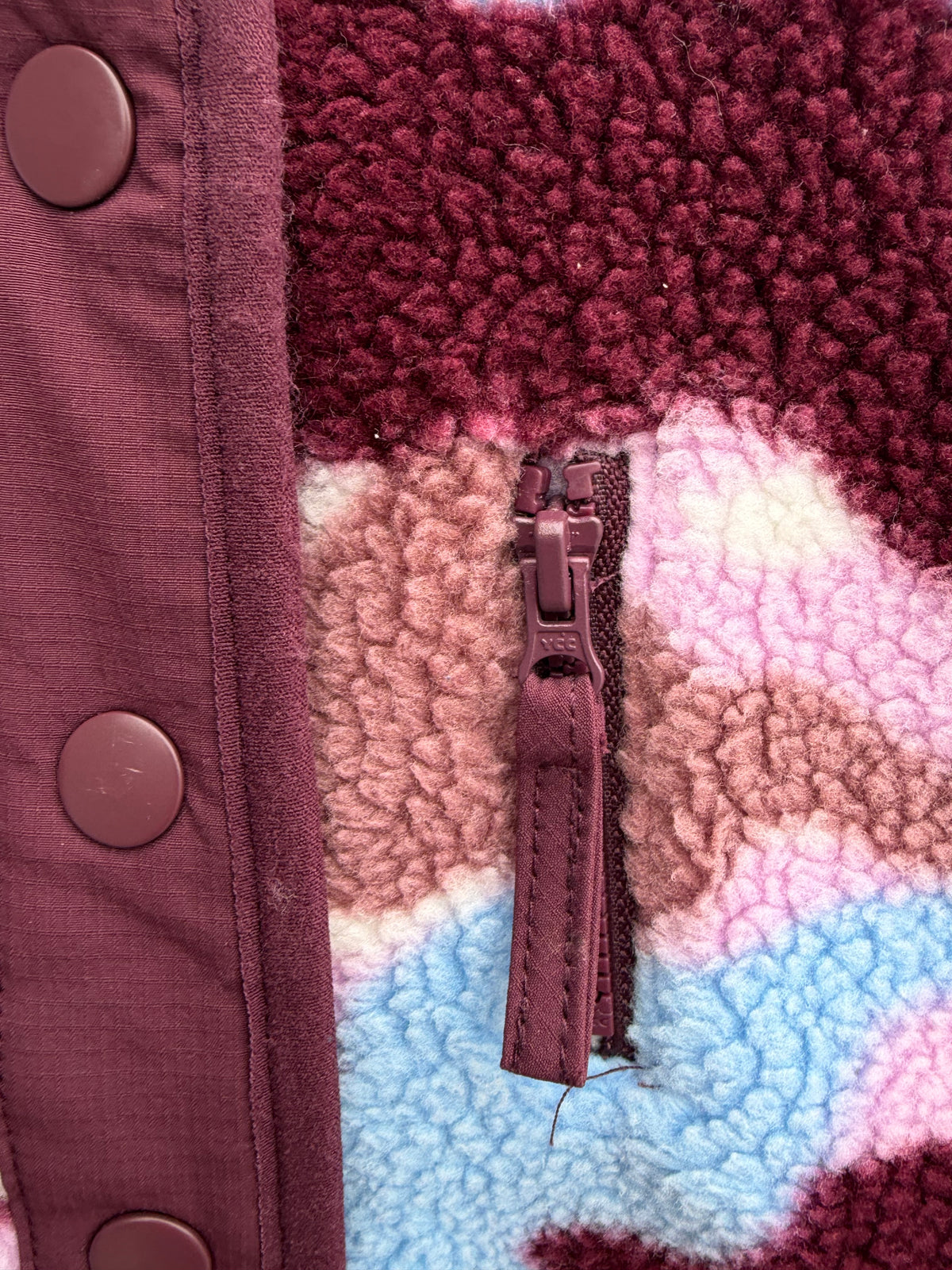 Colourful camouflage fleece 3-4y (98-104cm)