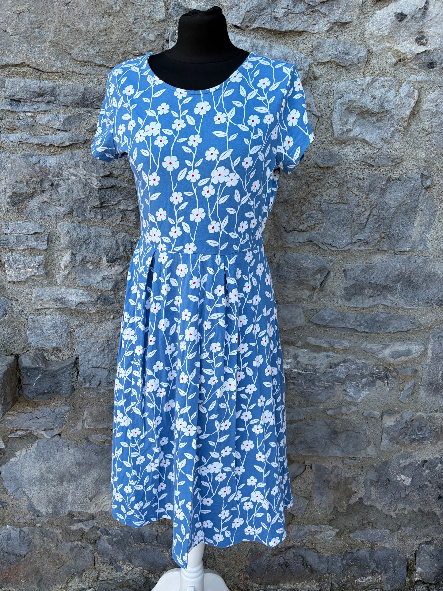 Blue floral Seasalt Riviera dress uk 12