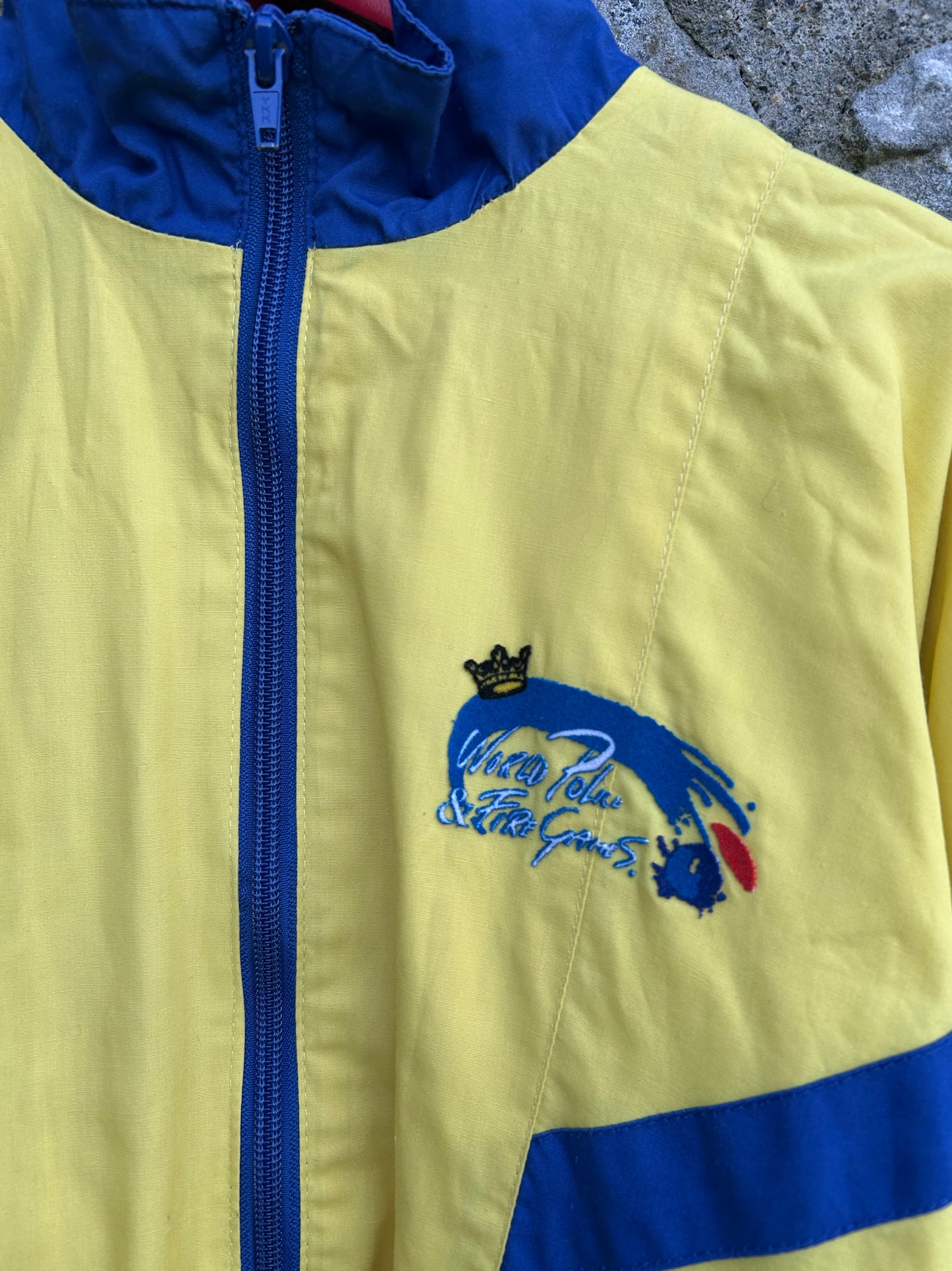 80s blue&yellow tracksuit  9-10y (134-140cm)